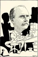 An illustration from A gallery of pen sketches in black and white of "Cincinnatians as we see 'em" (1905)