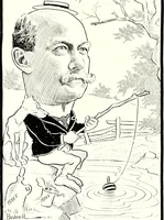 An illustration from A gallery of pen sketches in black and white of "Cincinnatians as we see 'em" (1905)