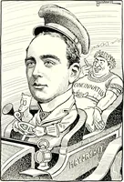 Picture 139 of 480 from A gallery of pen sketches in black and white of "Cincinnatians as we see 'em" (1905), leaf 147