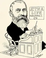 Picture 144 of 480 from A gallery of pen sketches in black and white of "Cincinnatians as we see 'em" (1905), leaf 152