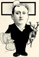 An illustration from A gallery of pen sketches in black and white of "Cincinnatians as we see 'em" (1905)