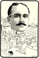An illustration from A gallery of pen sketches in black and white of "Cincinnatians as we see 'em" (1905)
