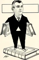 An illustration from A gallery of pen sketches in black and white of "Cincinnatians as we see 'em" (1905)