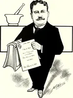 An illustration from A gallery of pen sketches in black and white of "Cincinnatians as we see 'em" (1905)