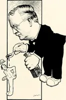 An illustration from A gallery of pen sketches in black and white of "Cincinnatians as we see 'em" (1905)