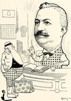 An illustration from A gallery of pen sketches in black and white of "Cincinnatians as we see 'em" (1905)