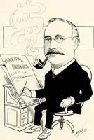 An illustration from A gallery of pen sketches in black and white of "Cincinnatians as we see 'em" (1905)