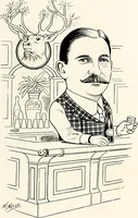 An illustration from A gallery of pen sketches in black and white of "Cincinnatians as we see 'em" (1905)