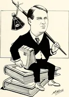 An illustration from A gallery of pen sketches in black and white of "Cincinnatians as we see 'em" (1905)