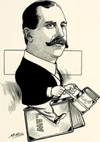 An illustration from A gallery of pen sketches in black and white of "Cincinnatians as we see 'em" (1905)