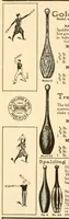 Picture 9 of 12 from The games of drawing room hockey, tether ball, hand tennis, garden hockey, volley ball, basket goal, lawn hockey, wicket polo, hand polo, golf croquet, clock golf, laws of badminton (1914), leaf 82