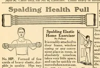 Picture 10 of 12 from The games of drawing room hockey, tether ball, hand tennis, garden hockey, volley ball, basket goal, lawn hockey, wicket polo, hand polo, golf croquet, clock golf, laws of badminton (1914), leaf 84