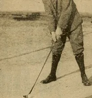 An illustration from The games of lawn hockey, tether ball, squash ball, golf-croquet (1900)