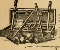 Picture 16 of 26 from The games of lawn hockey, tether ball, squash ball, golf-croquet (1900), leaf 44