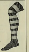 An illustration from The games of lawn hockey : tether ball, golf-croquet, hand tennis, volley ball, hand polo, wicket polo, laws of badminton, drawing room hockey, garden hockey (1903)