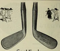 An illustration from The games of lawn hockey : tether ball, golf-croquet, hand tennis, volley ball, hand polo, wicket polo, laws of badminton, drawing room hockey, garden hockey (1903)