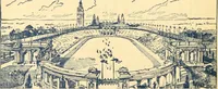 An illustration from The games of lawn hockey, tether ball, golf-croquet, hand tennis, volley ball, hand polo, wicket polo, laws of badminton, drawing room hockey, garden hockey (1903)