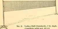 An illustration from The games of lawn hockey, tether ball, golf-croquet, hand tennis, volley ball, hand polo, wicket polo, laws of badminton, drawing room hockey, garden hockey (1903)