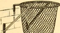An illustration from The games of lawn hockey, tether ball, golf-croquet, hand tennis, volley ball, hand polo, wicket polo, laws of badminton, drawing room hockey, garden hockey (1903)