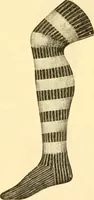 An illustration from The games of lawn hockey, tether ball, golf-croquet, hand tennis, volley ball, hand polo, wicket polo, laws of badminton, drawing room hockey, garden hockey (1903)