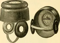 An illustration from The games of lawn hockey, tether ball, golf-croquet, hand tennis, volley ball, hand polo, wicket polo, laws of badminton, drawing room hockey, garden hockey (1903)