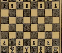 An illustration from Games of skill, and conjuring: including draughts, dominoes, chess, morrice (1865)