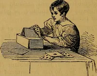 An illustration from Games of skill, and conjuring: including draughts, dominoes, chess, morrice (1865)