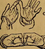 An illustration from Games of skill, and conjuring: including draughts, dominoes, chess, morrice (1865)