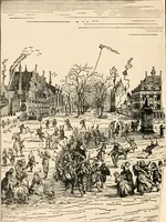 An illustration from Games and songs of American children (1903)