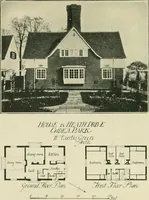 An illustration from Garden city houses and domestic interior details (1913)