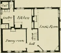 An illustration from Garden city houses and domestic interior details (1913)