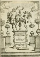 An illustration from Gareggiamento d'Amore e d'Imeneo, rappresentato in Elicona per le nozze delli ser.mi di Piacenza e Parma Odoardo Farnese e Margarita Medici : epitalamio (1628)