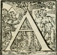 An illustration from Gareggiamento d'Amore e d'Imeneo, rappresentato in Elicona per le nozze delli ser.mi di Piacenza e Parma Odoardo Farnese e Margarita Medici : epitalamio (1628)