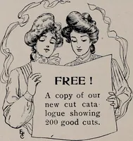 An illustration from The garment buyer's ad. book; (1904)