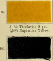 An illustration from Garment dyeing. Cassella Color Company (American branch of Leopold Cassella & Co.) (1910)
