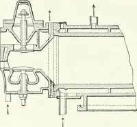 An illustration from Gas-engines and producer-gas plants; a practice treatise setting forth the principles of gas-engines and producer design, the selection and installation of an engine, conditions of perfect operation, producer-gas engines and their possibilities, the care of gas-engines and producer-gas plants, with a chapter on volatile hydrocarbon and oil engines (1905)