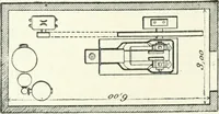 An illustration from Gas-engines and producer-gas plants; a practice treatise setting forth the principles of gas-engines and producer design, the selection and installation of an engine, conditions of perfect operation, producer-gas engines and their possibilities, the care of gas-engines and producer-gas plants, with a chapter on volatile hydrocarbon and oil engines (1905)