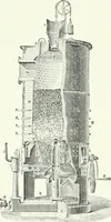 An illustration from Gas-engines and producer-gas plants; a practice treatise setting forth the principles of gas-engines and producer design, the selection and installation of an engine, conditions of perfect operation, producer-gas engines and their possibilities, the care of gas-engines and producer-gas plants, with a chapter on volatile hydrocarbon and oil engines (1905)