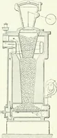 An illustration from Gas-engines and producer-gas plants; a practice treatise setting forth the principles of gas-engines and producer design, the selection and installation of an engine, conditions of perfect operation, producer-gas engines and their possibilities, the care of gas-engines and producer-gas plants, with a chapter on volatile hydrocarbon and oil engines (1905)