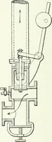 An illustration from Gas-engines and producer-gas plants; a practice treatise setting forth the principles of gas-engines and producer design, the selection and installation of an engine, conditions of perfect operation, producer-gas engines and their possibilities, the care of gas-engines and producer-gas plants, with a chapter on volatile hydrocarbon and oil engines (1905)