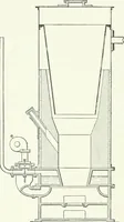 An illustration from Gas-engines and producer-gas plants; a practice treatise setting forth the principles of gas-engines and producer design, the selection and installation of an engine, conditions of perfect operation, producer-gas engines and their possibilities, the care of gas-engines and producer-gas plants, with a chapter on volatile hydrocarbon and oil engines (1905)
