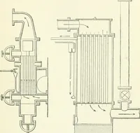 An illustration from Gas-engines and producer-gas plants; a practice treatise setting forth the principles of gas-engines and producer design, the selection and installation of an engine, conditions of perfect operation, producer-gas engines and their possibilities, the care of gas-engines and producer-gas plants, with a chapter on volatile hydrocarbon and oil engines (1905)