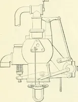 An illustration from Gas-engines and producer-gas plants; a practice treatise setting forth the principles of gas-engines and producer design, the selection and installation of an engine, conditions of perfect operation, producer-gas engines and their possibilities, the care of gas-engines and producer-gas plants, with a chapter on volatile hydrocarbon and oil engines (1905)