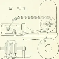 An illustration from Gas-engines and producer-gas plants; a practice treatise setting forth the principles of gas-engines and producer design, the selection and installation of an engine, conditions of perfect operation, producer-gas engines and their possibilities, the care of gas-engines and producer-gas plants, with a chapter on volatile hydrocarbon and oil engines (1905)