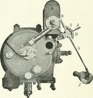 An illustration from Gas-engines and producer-gas plants; a practice treatise setting forth the principles of gas-engines and producer design, the selection and installation of an engine, conditions of perfect operation, producer-gas engines and their possibilities, the care of gas-engines and producer-gas plants, with a chapter on volatile hydrocarbon and oil engines (1905)