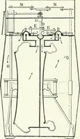 An illustration from Gas-engines and producer-gas plants; a practice treatise setting forth the principles of gas-engines and producer design, the selection and installation of an engine, conditions of perfect operation, producer-gas engines and their possibilities, the care of gas-engines and producer-gas plants, with a chapter on volatile hydrocarbon and oil engines (1905)