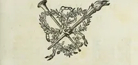 An illustration from Gasparis Aloysii Oderici ... Dissertationes et adnotationes in aliquot ineditas veterum inscriptiones et numismata accedunt inscriptiones et monumenta quae extant in bibliotheca monachorum camaldulensium S. Gregorii in Monte Coelio explicationibvs illvstrata (1765)