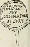 Picture 35 of 55 from Gasparis Aloysii Oderici ... Dissertationes et adnotationes in aliquot ineditas veterum inscriptiones et numismata accedunt inscriptiones et monumenta quae extant in bibliotheca monachorum camaldulensium S. Gregorii in Monte Coelio explicationibvs illvstrata (1765), leaf 259