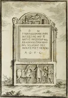 Picture 44 of 55 from Gasparis Aloysii Oderici ... Dissertationes et adnotationes in aliquot ineditas veterum inscriptiones et numismata accedunt inscriptiones et monumenta quae extant in bibliotheca monachorum camaldulensium S. Gregorii in Monte Coelio explicationibvs illvstrata (1765), leaf 341