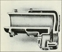 An illustration from The modern gas tractor, its construction, utility, operation and repair; a practical treatise defining every branch of up-to-date gas tractor engineering, driving and maintenance in a non-technical manner. Considers fully all types of power plants and their components, methods of drive and speed changing mechanisms. Describes design and construction of all parts, their installation and adjustment as well as practical application of tractors in the field (1914)